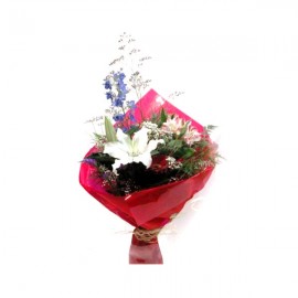 Le bouquet maison de fleurs naturelles